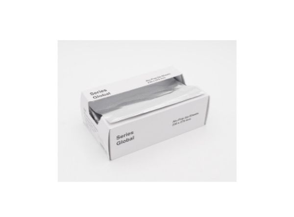Dinkelberg Analytics Aluminum sheets Type 230273, 230 x 270 mm, 500 pieces per dispenser box, 6 x 500 pc/PAK