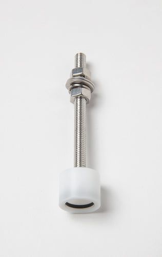 QLA Float-A-Lyzer Holder with Adjustable Threaded Shaft for use with APP 2, 3.29” (83.5 mm) length, 316 SS and Delrin (formerly COVHGR-TUBE)