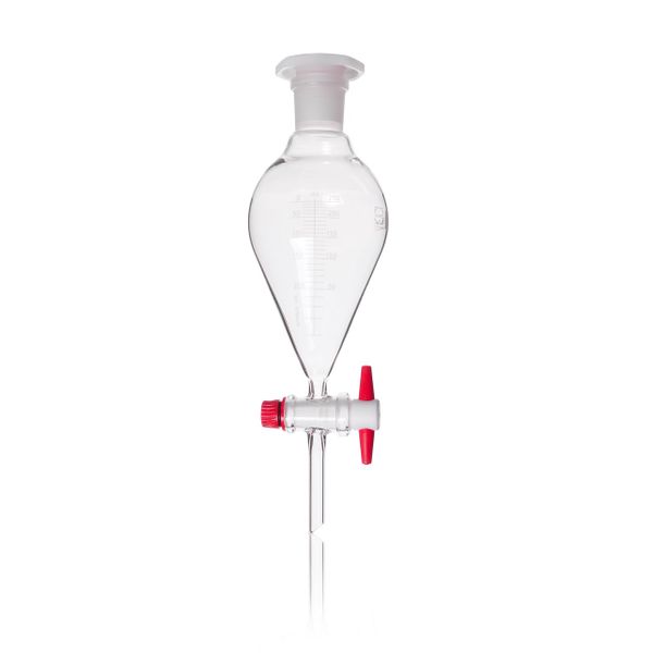 Duran Group DURAN Scheidetrichter, konische Form mit PTFE-Küken, mit NS, 250 ml