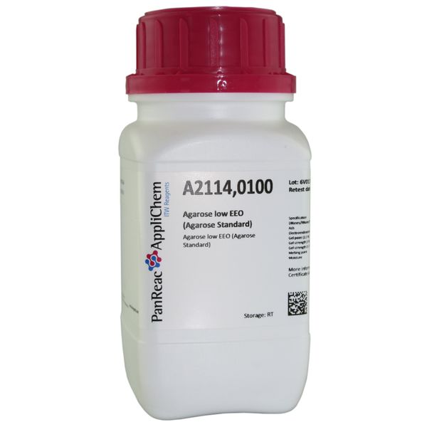 PanReac AppliChem Agarose low EEO (Agarose Standard), 100 g
