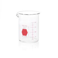 Product Image of Griffin Beaker, low Form, red graduated, 250 ml, 12 pc/PAK