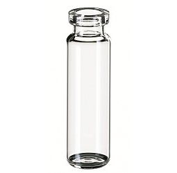 Altmann Analytik ND20/ND18, 20ml SPME Flasche, 75,5x22,5mm, Klarglas, gerundeter Boden, Spezialrollrand, 10x100/PAK