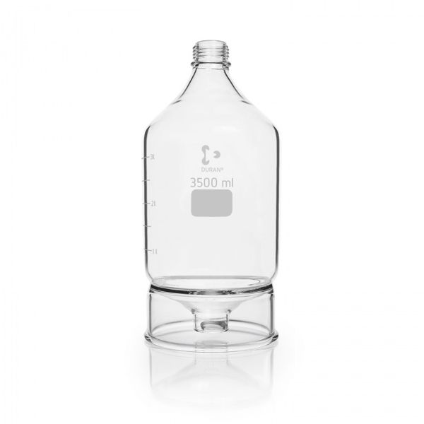 Duran Group DURAN HPLC Reservoir Bottle, Boro 3.3, clear, conical base, GL 45, 3500 ml