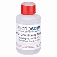 HCL Conditioning Solution, CE Grade. 0.1 N, 100 mL. MicroSolv Brand