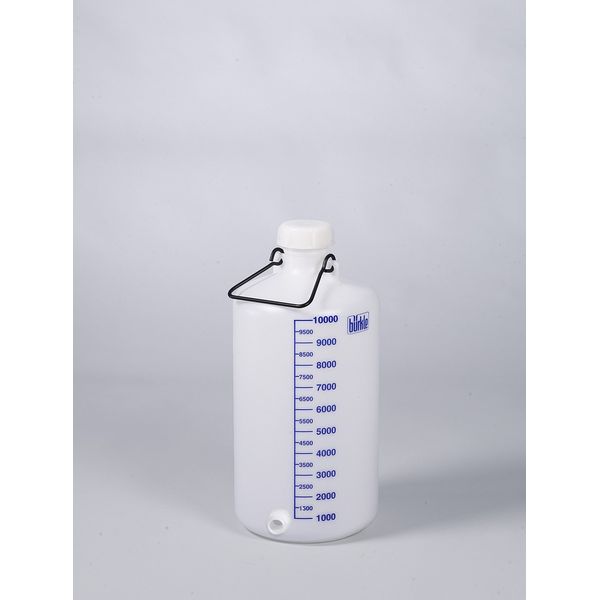 Bürkle Vorratsflasche mit Gewindestutzen, HDPE, 10 l, mit Verschluss, alte Artikelnr. 0402-10