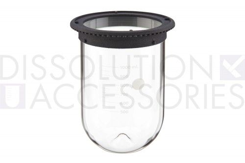Dissolution Accessories Gefäß 1 L, Boro 3.3 klar, APEX (PEAK), Hanson CD14