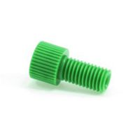 Product Image of Nut, Polyacetal, flangeless 1/8, 1/4 -28, green, minimum order amount = 11 pcs