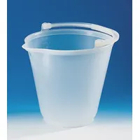Product Image of Pail, PP, without lid, with spout, 12 l, height 300 mm, reinforced rim and handle