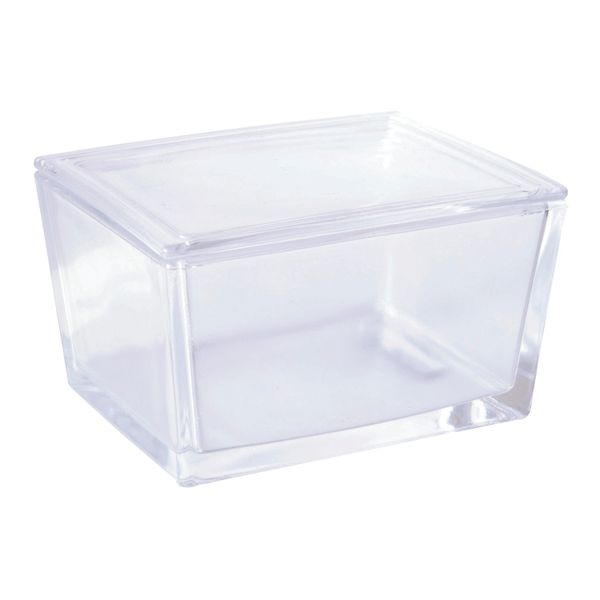 DWK Wheaton Staining box and lid for 16, 30 and 40 slides, clear AR-glass, 6 pc/PAK