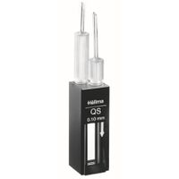 Product Image of Compact Flow-Through Cell, Type 170.700-QS, HP Quartz Glass, WL 200-2500 nm, Pathlength 0.1 mm, (HxW) 17.5x3.5 mm, Centerheight 8.5-15 mm, 6.2 µl, FEP tubing set