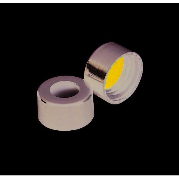 DWK Wheaton ABC Schraubkappe, PP, schwarz, mit Einlage 0,005 PTFE blau/0,035 Silikon, 9 mm, 1000 St/Pkg