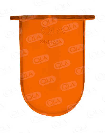 QLA Glasgefäß, 1000 ml, braun, für Toyama, Serialized