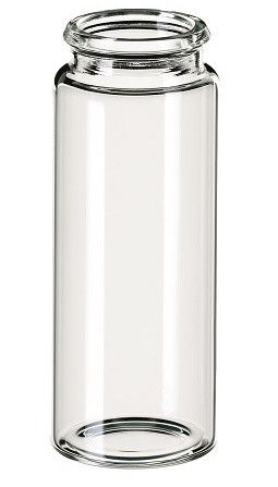 Altmann Analytik 25ml Snap Cap Vial ND22, 65 x 26mm, clear glass, 3rd hydrolytic class, 10 x 100 pc