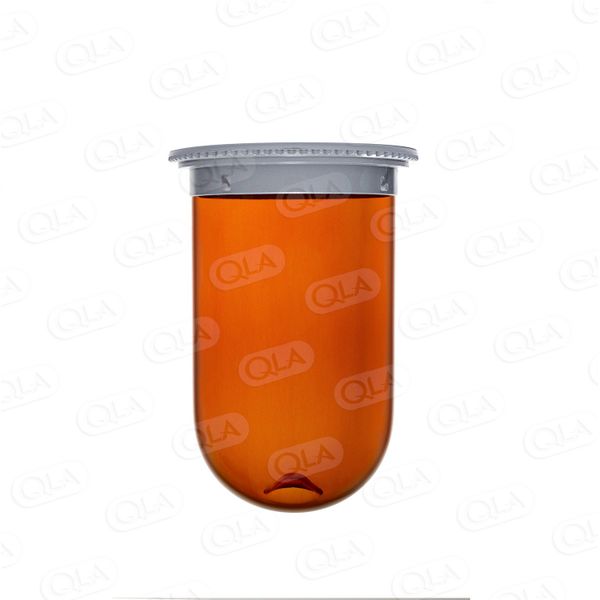 QLA Glasgefäß, PEAK, 1000 ml, braun, Easi-Lock für Hanson Vision, Serialized