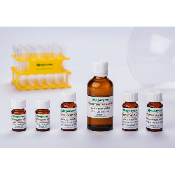 Neogen Megazyme D-3-Hydroxybutyric Acid (β-Hydroxybutyrate) Assay Kit, 60-manual/600-microplate/740-auto analyser Assays/Kit