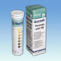 Teststäbchen QUANTOFIX Peressigsäure 500 CE, 0-50-100-200-300-400-500 mg/l PES