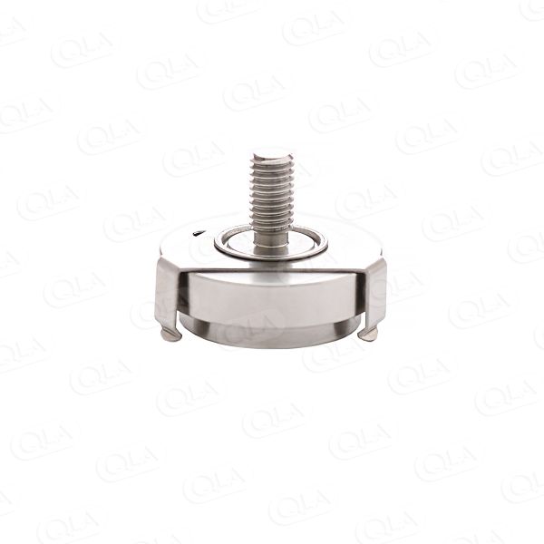 QLA Basket Adapter Hub for Old Style Erweka Hub Assembly, 316 SS, Serialized