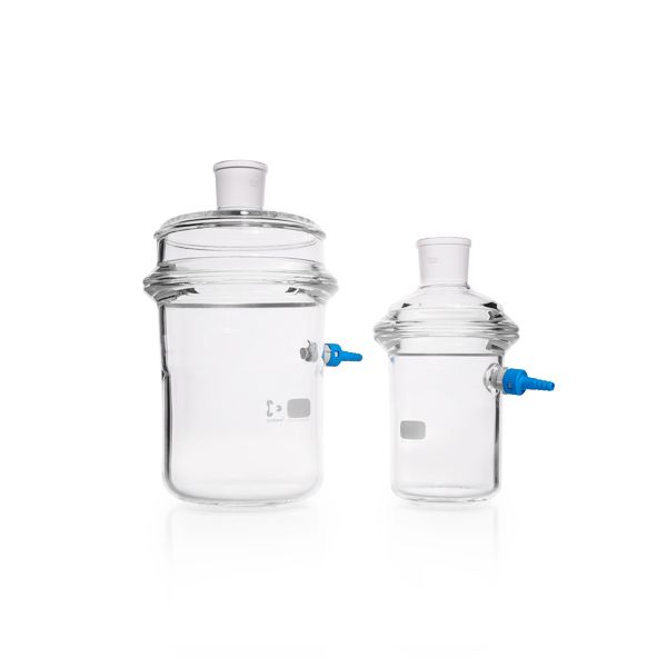 Duran Group DURAN Filter apparatus, Witt type, interchangeable lid, wide neck, side plastic hose connection, tubulature NS