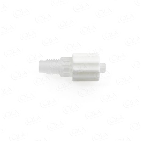 QLA Male ¼ x 28 Thread to Male Luer with Locking Nut, 10 pc/PAK