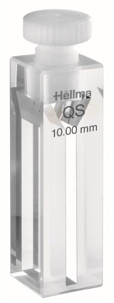 Hellma Mikro-Küvette, Typ 115F-QS, HP Quarzglas, WL 200-2500 nm, Schichtdicke 10x2 mm, PTFE-Stopfen, 400 μl