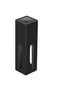 Hellma Küvettenhalter, Aluminium eloxiert, Typ 013.011, passend für Hellma High Precision Mikro-Küvetten-Typ 111.057/101.057