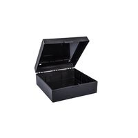 Product Image of ratiolab® Cryo-Boxes, PP, without grid, black, 133 x 133 x 75 mm, 5 pc/PAK
