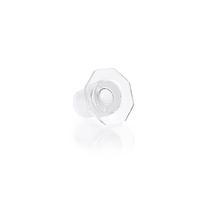 Product Image of DURAN® glass flat-head stoppers, semi-hollow, octagonal, NS 60/46
