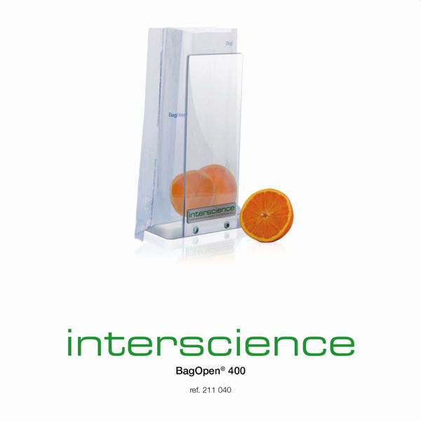 Interscience Beutelöffner und -halter BagOpen 400, Edelstahl, für 400 ml Filterbeutel, für DiluFlow