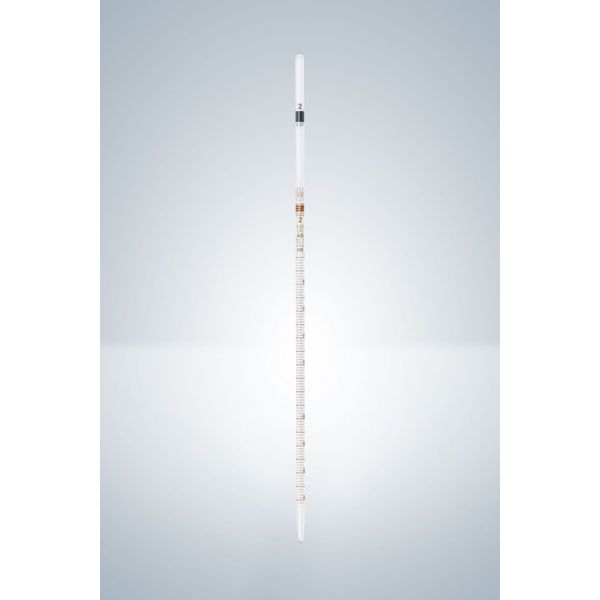 Hirschmann Messpipette braun 5,0:0,1 ml Klasse AS, 12 St/Pkg