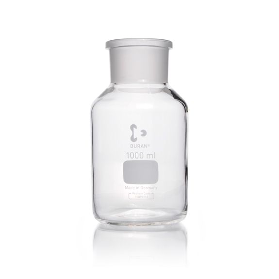 Duran Group Wide neck bottle, clear glass, NS 60/46, 1000 ml, w/o stopper, 10 pc/PAK