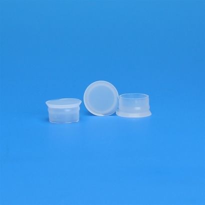 JG Finneran 15 mm Clear Polyethylene Flat Top Snap Plug, 10 x 100 pc/PAK