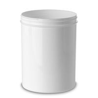 Product Image of Jar, PP, white, 1250 ml, with Screw Cap, 90 pc/PAK