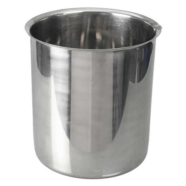 Bürkle Laborbecher, Edelstahl V2A, 5000 ml, 180 x 210 mm
