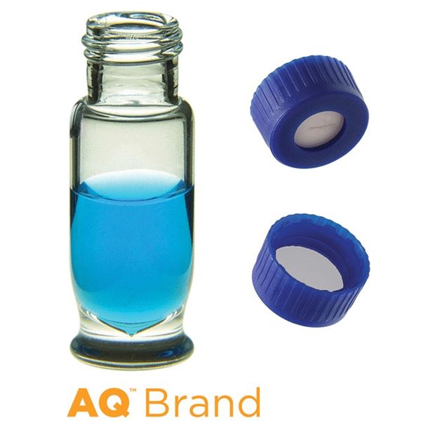 Microsolv EPP MR Vial, clear, 1.8 ml, Screw Cap blue with Sil/PTFE Septa slit, 100 pc/PAK
