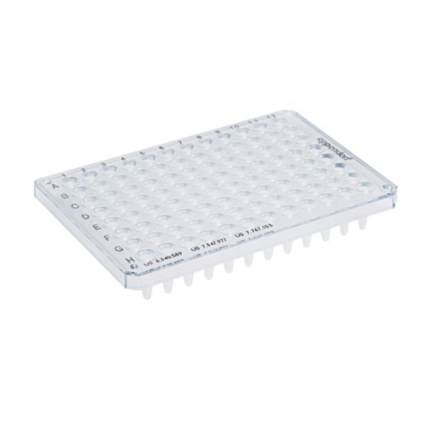 Eppendorf twin.tec microbiology PCR Plate 96 skirted, farblos