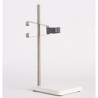 Product Image of Electrode Stand, base size 170x170 mm, solid PVC white, rod height 300mm, incl. Electrode clamp
