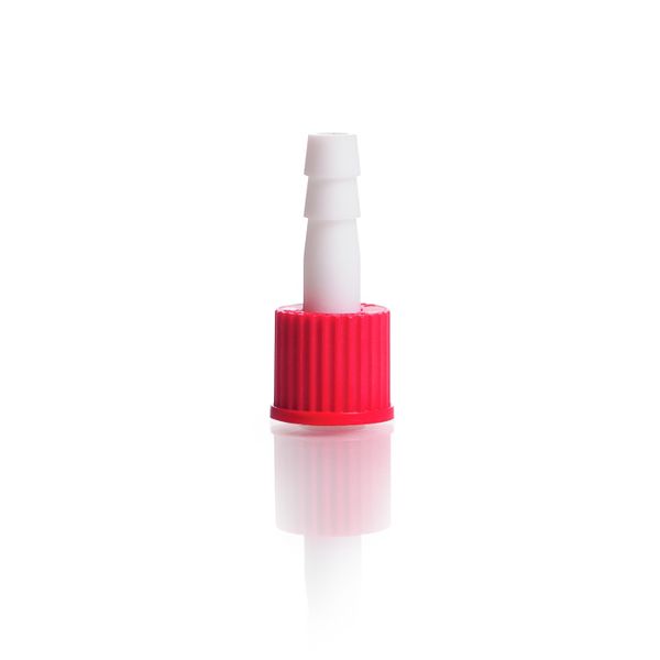 Duran Group PTFE-Oliven komplett mit Schraubverbindungskappe PBT, gerade, GL 14, 10 St/Pkg