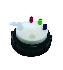 A.I.T. France Smart Waste Din 90 S90 Caps, 3 Eingänge 1/8 und 1 Anschlussstutzen 8mm gerade oder 90° Winkel, Kohlefiltereinsatz