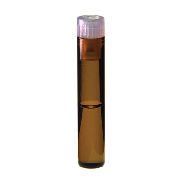 Microsolv EPP 1 ml Vial amber, with PE Push Cap, for 96 Position Autosamplers, 250 pc/PAK
