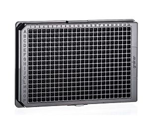 Greiner Bio-One Zellkultur Mikroplatte, 384 Well, PS, schwarz, Poly-D-Lysin, Cellcoat , 4 x 5 St/Pkg
