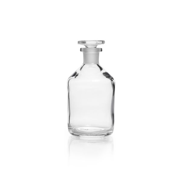 Duran Group Narrow neck bottle, SLG (clear), NS 19/26, 250 ml, with glass stopper, 10 pc/PAK