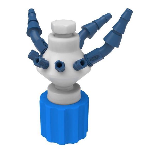 SCAT Safety Waste Cap Mini-LISA, GL32, inklusive Schlauch-Oliven, Fittings, und Blindstopfen