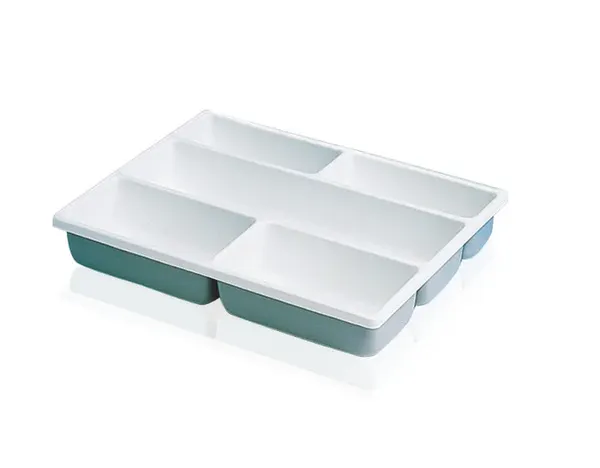 Brand GmbH & Co. KG Schale mit Fächern, PVC, 12 Fächer, 402 x 302 x 60 mm, Verwendung als Ablagetabletts oder Schubladeneinsätze