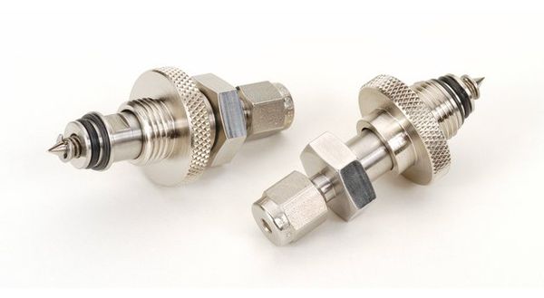 Supelco Click-On Connector 1/4 in SS, 2 pc/PAK
