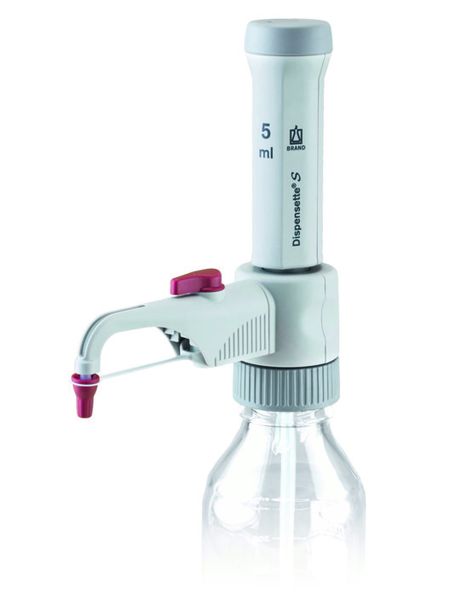 Brand GmbH & Co. KG Dispensette S, Fix, DE-M, 5 ml, mit Rückdosierventil