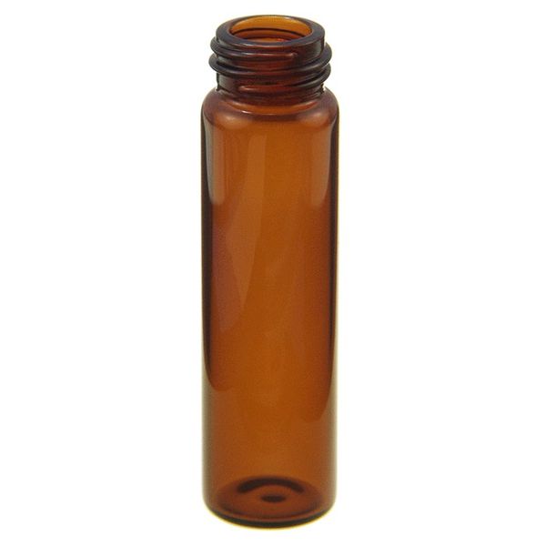 Microsolv Storage Vial, 8 ml, amber, 15-425mm Screw Thread, w/o Cap, 100 pc/PAK