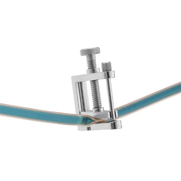 Ohaus Hoffmann Schlauch-Quetschhahn, CLF-HKRGS, Edelstahl, 37x62mm, Spannweite 0-17