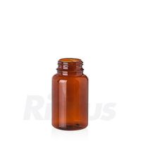 Product Image of Wide Mouth Jar, PETG, amber, 200 ml, RD 43, for Guarantee-Screw Cap 200 ml Thread S 43, 300 pc/PAK