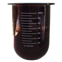 QLA 1000mL Amber Glass Vessel for Agilent/VanKel/Varian, Serialized