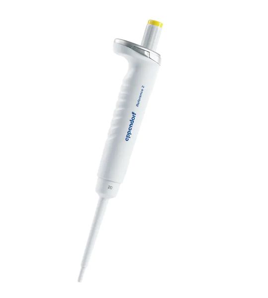 Eppendorf EP Reference 2 G, Einkanalpipette, variabel, 2 - 20 μl, gelb, inkl. epT.I.P.S. -Box